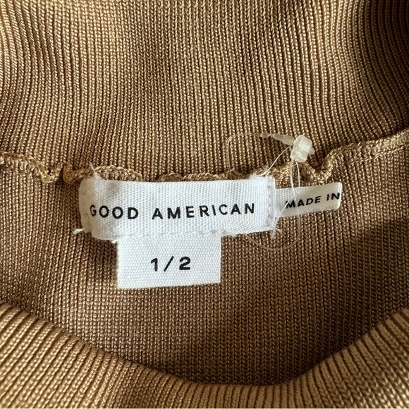 Good American Plaited Rib Midi Dress - Picture 4 of 16